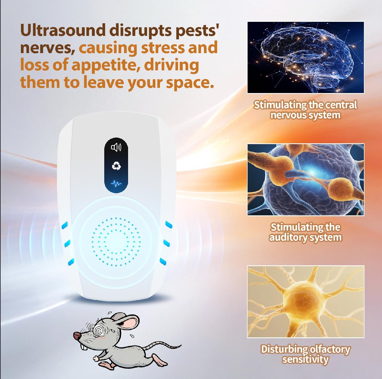 PESTRONIX™ Ultrasonic Pest Repeller