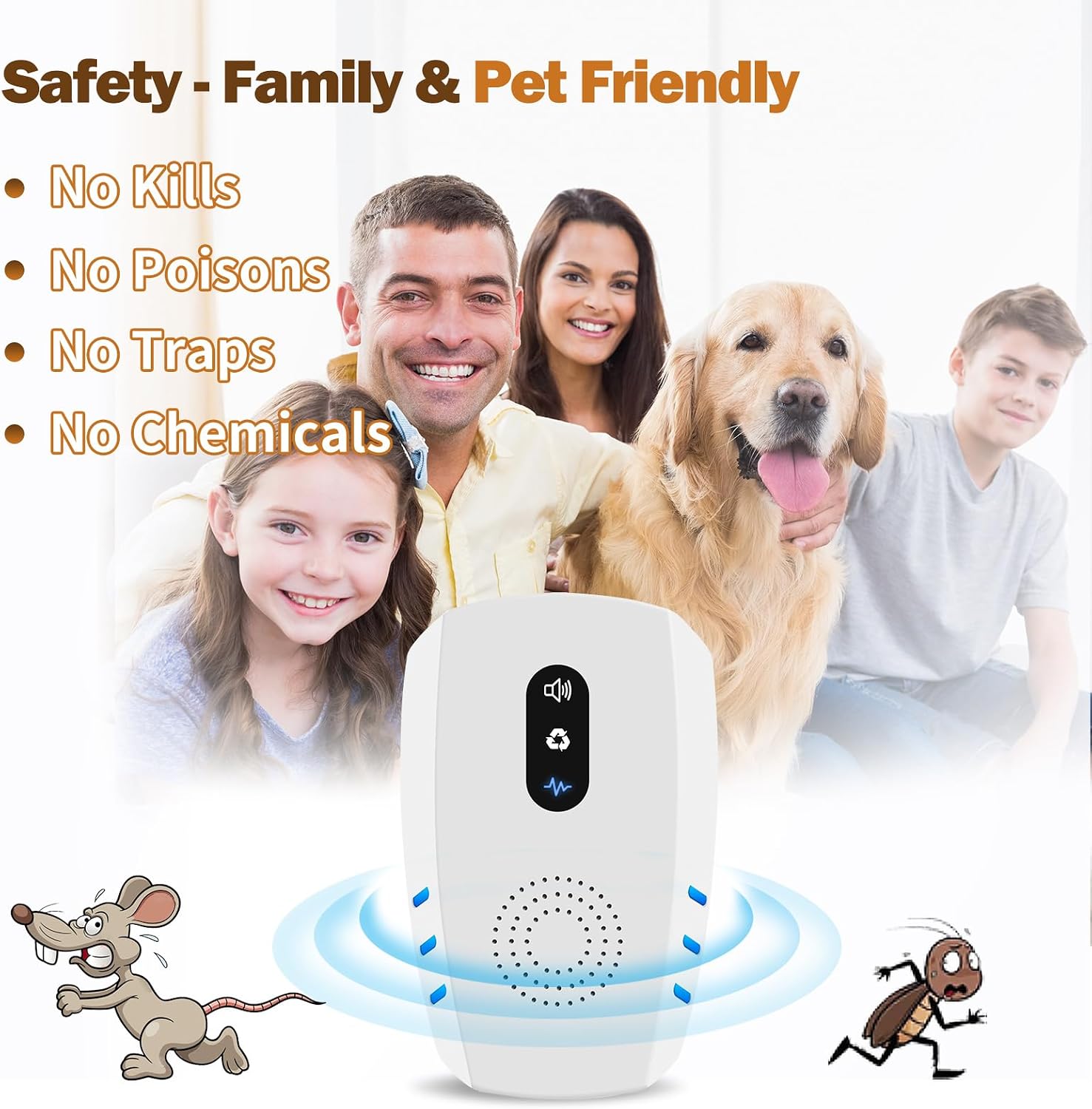 PESTRONIX™ Ultrasonic Pest Repeller