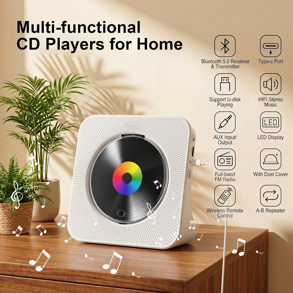 SONAVOX™ 6-in-1 Bluetooth CD Player