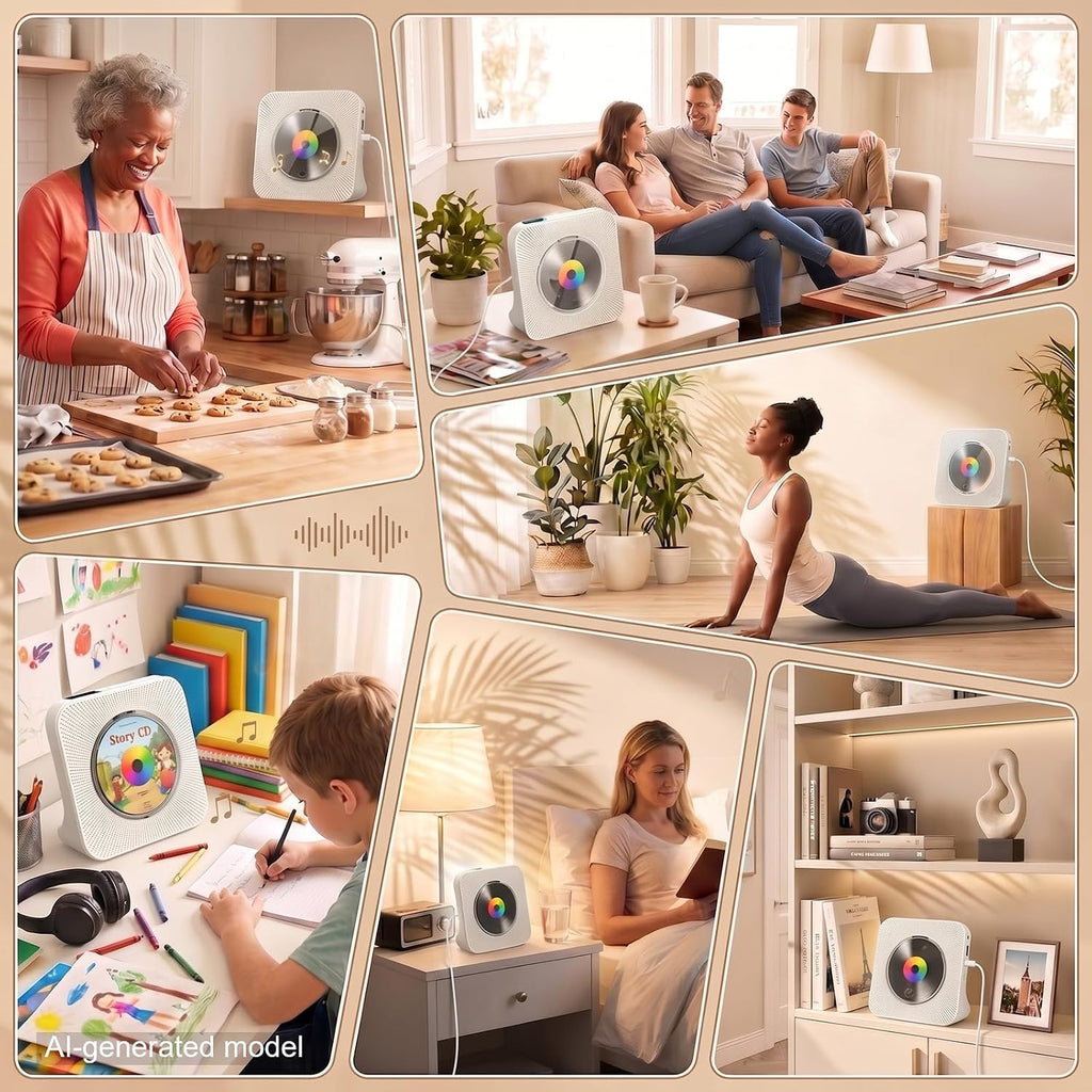 SONAVOX™ 6-in-1 Bluetooth CD Player